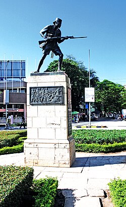 Askari Monument in Dar es Salaam, Tanzania dedicated to Askari who fought in the East African Campaign of World War I