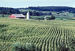 Agriculture is an important part of Maryland's economy.