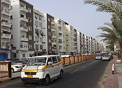 Minivan on road in Aden