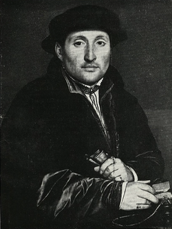 Portrait of a Man, 16th century, after Hans Holbein the Younger, Galleria Regionale della Sicilia, Palermo