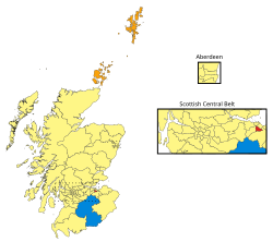 In 2015, the SNP won 56 out of 59 seats and 50% of the popular vote.
