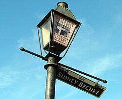 Rue Sidney Bechet in New Orleans