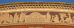 Frieze on the Royal Albert Hall