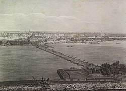 Lithograph of Novi Sad in 1826