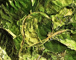 Okoba spiral and zig zag in Hisatsu Line, Japan