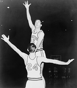 Bradley practicing at Princeton in 1964