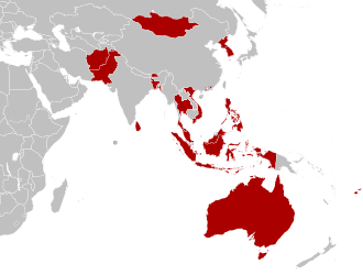 Countries with Additional Full ABU Membership.