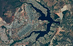 Brasília from Hodoyoshi 1 satellite