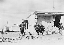 Australian troops enter Bardia, January 1941