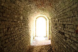 Small operational brick tunnel in France