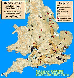 Industrial production in Roman Britain