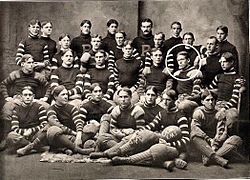 1900 VMI Keydets football team. Marshall circled