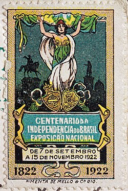 Commemorative Brazilian stamp