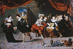 Simon de Vos, Merrymakers in an Inn, 1630–9, Walters Art Museum