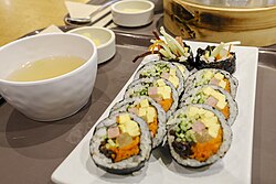 Vegetable gimbap