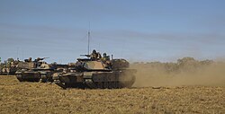 Australian M1 Abrams, the main battle tank used by the Army