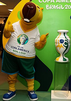 Zizito, mascot of the 2019 Copa América.