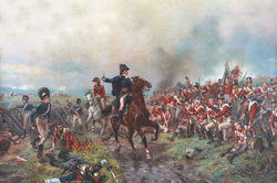 Wellington at Waterloo by Robert Alexander Hillingford
