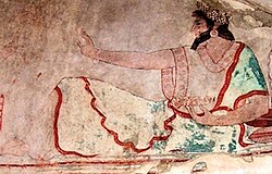 A dignitary of Asia Minor in Achaemenid style, c. 475 BC; Karaburun tomb near Elmalı, Lycia[12]