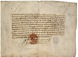 The Testament of Isabella the Catholic, dictated on October 12, 1504, had the character of a fundamental law of the monarchy, and in it is expressed the commitment to the evangelization and Hispanization of the New World.