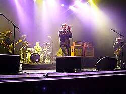 British band the Jesus and Mary Chain performing in California in 2007