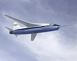 NASA F-8A supercritical wing testbed