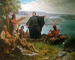 Father Jacques Marquette, the university's namesake
