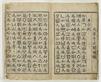 Pages of the Kansong copy