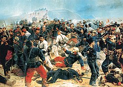 Battle of Arica, painted by Juan Lepiani