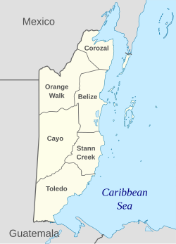 Districts of Belize