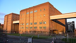 The Guinness Brewery Park Royal during demolition, at its peak the largest and most productive brewery in the world