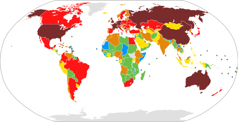 Number of participating athletes by country 300+ 100–299 30–99 10–29 4–9 1–3