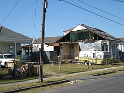 Gretna after Hurricane Katrina, 2005