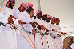 An Omani Razfa dance