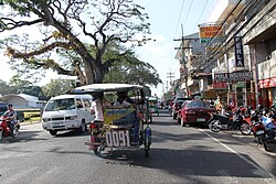 A motorized tricycle in Dumaguete