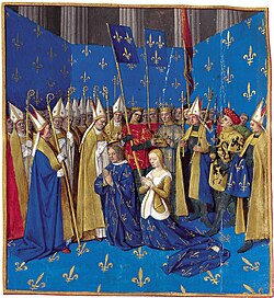 Coronation of Louis VIII and Blanche of Castile at Reims in 1223