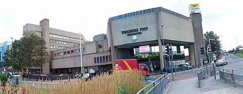 The former Yorkshire Post headquarters at Wellington Street, Leeds.[4]
