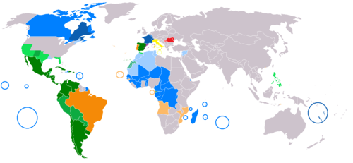 Romance languages in the world
