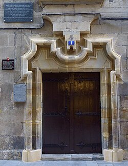 House that hosted Simón Bolívar during his stay in Bilbao between March 1801 and April 1802.