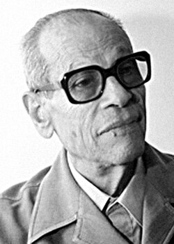 Naguib Mahfouz, the first Arabic-language writer to win the Nobel Prize in Literature