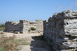 Ruins of the ancient Phoenician city of Motya, Sicily, present-day Italy
