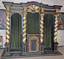 In Catholic settings, the traditional style of confessional allows the priest, seated in the center, to hear from penitents on alternating sides.
