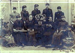 A German Protestant school for girls in Novo Hamburgo, 1886