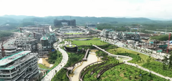 The construction process of the future capital city of Indonesia, namely the city of Nusantara, is currently underway.