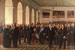 The National Constitutional Assembly was convened by King Frederick VII in 1848 to adopt the Constitution of Denmark.