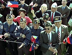 Filipino-American World War II veterans at the White House in 2003