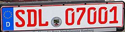 Plate for vintage car collector