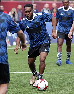 Jay-Jay Okocha, one of Nigeria's greatest-ever footballers, represented the country in three World Cups.