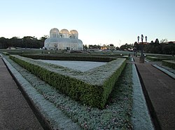 Curitiba (Southern Brazil) is the coldest of Brazil's state capitals; the greenhouse of the Botanical Garden of Curitiba protects sensitive plants.
