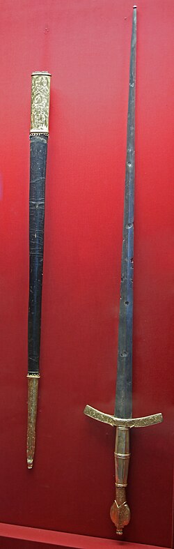 Ceremonial sword of the Rector of the Republic of Dubrovnik (15th century)